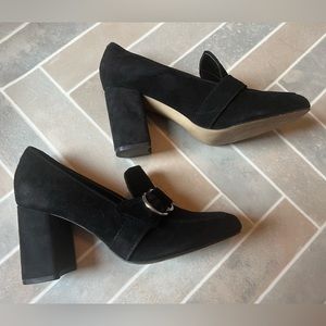 Marc Fisher Black Chunky Heels